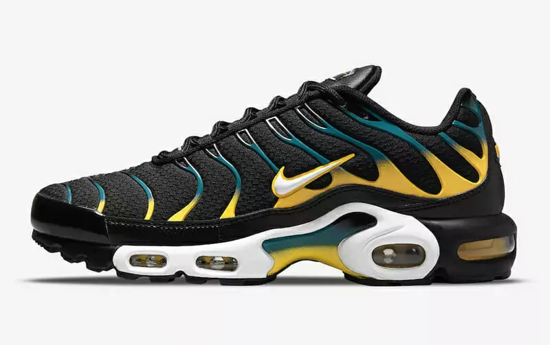 nike air max plus tn  homme noir jaune bleu1